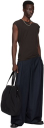 LGN Louis Gabriel Nouchi Brown Cutout T-Shirt