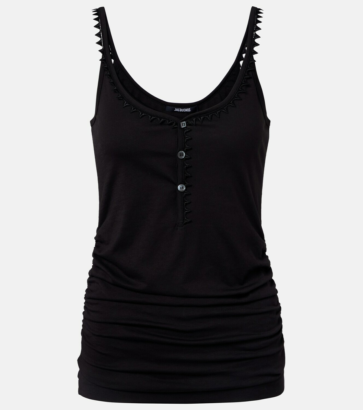 Jacquemus Clavela cotton tank top