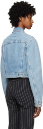 Filippa K Blue Cropped Denim Jacket