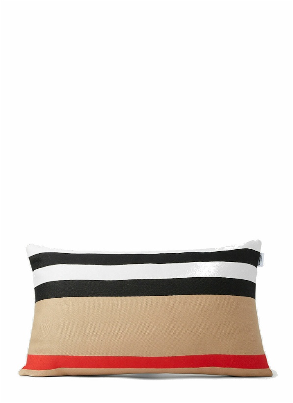 Photo: Burberry - Icon Stripe Cushion Cover in Beige