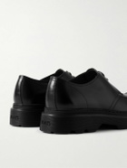 Tod's - Leather Derby Shoes - Black