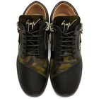 Giuseppe Zanotti Black Single Kalisi High-Top Sneakers