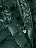 Moncler - Chambly Logo-Appliquéd Quilted Shell Down Jacket - Green