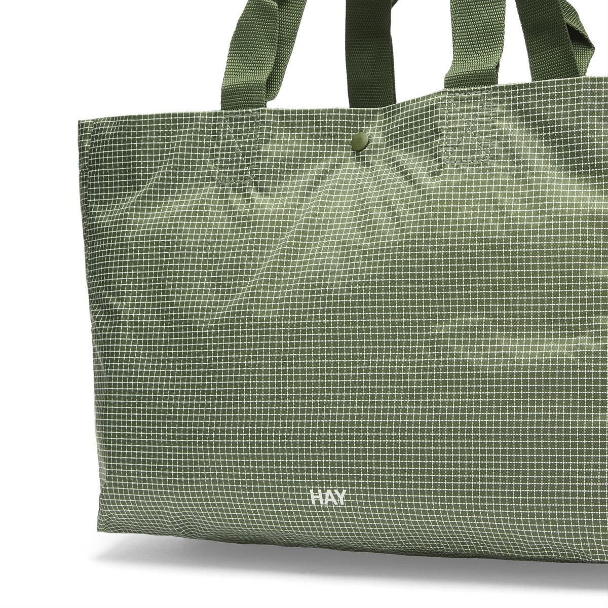 HAY Grid Weekend Bag - Small in Dark Green 