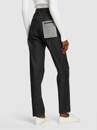 JIL SANDER - Raw Cotton Denim Straight Jeans