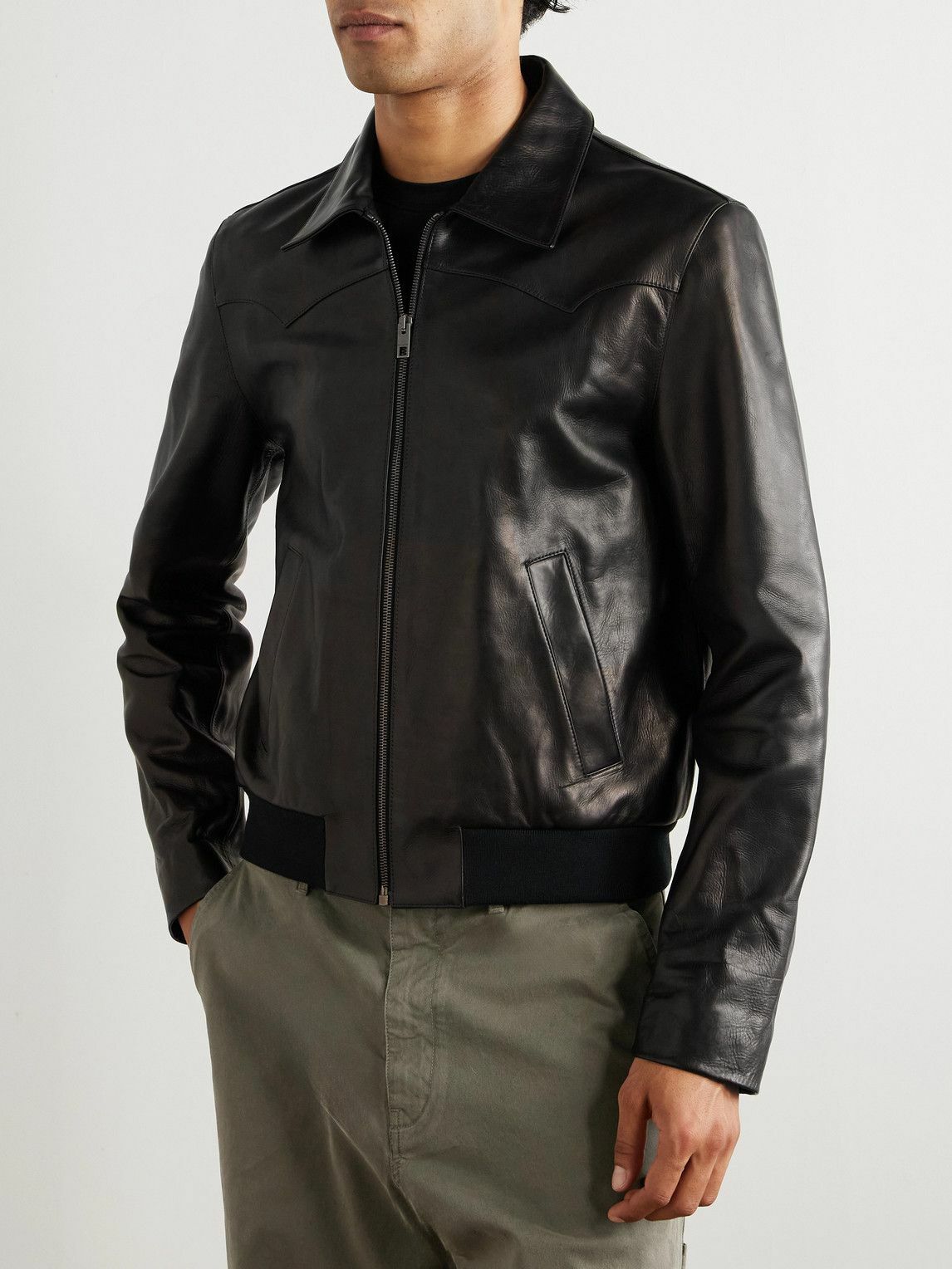 Nili Lotan - Hammond Leather Jacket - Black
