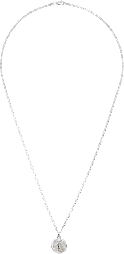 Photo: WACKO MARIA Silver Coin Necklace