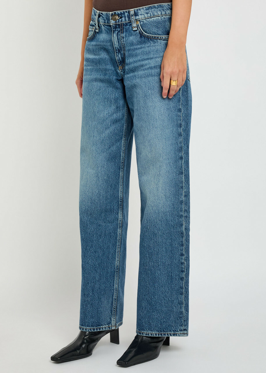 Rag & Bone Saige Straight-leg Jeans Blue Rag and Bone