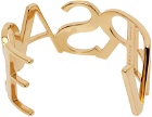 Versace Gold Logo Cuff Bracelet