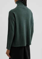 Eileen Fisher Turtleneck Cashmere Jumper Dark Blue