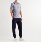 Brunello Cucinelli - Slim-Fit Contrast-Tipped Cotton-Piqué Polo Shirt - Gray