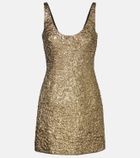 Emilia Wickstead Einna floral jacquard minidress