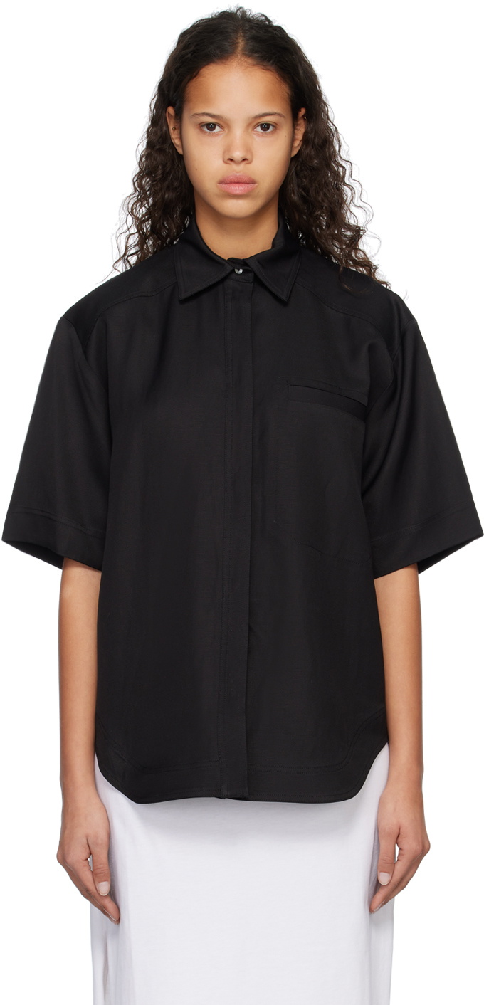 Loulou Studio Black Moheli Shirt Loulou Studio