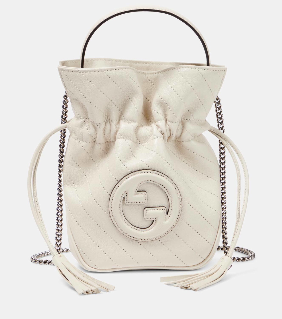 バッグ・カバンその他 GUCCI Gucci Blondie mini white leather bag GUCCI Blondie Mini $1790 White Leather Shoulder Bag New