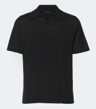 Saman Amel David cashmere and silk polo sweater