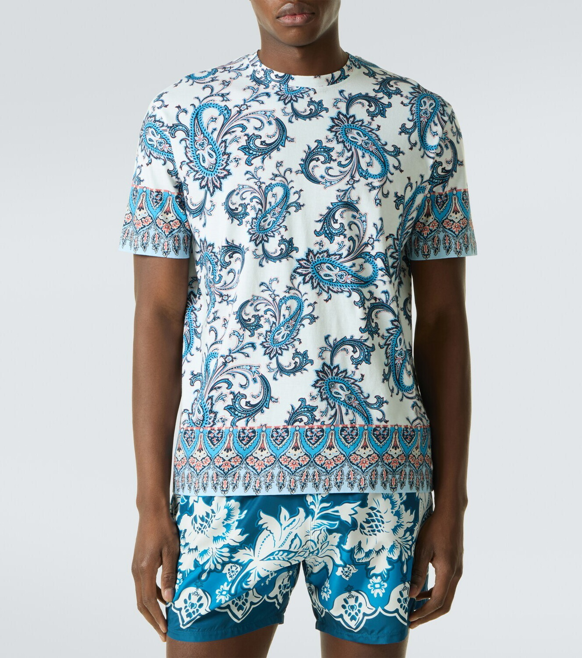 Etro Paisley cotton T-shirt
