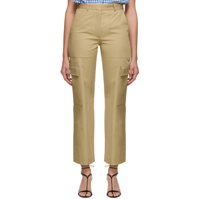 Ports 1961 Beige Wide Long Trousers