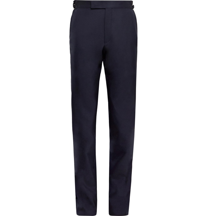 Photo: TOM FORD - Slim-Fit Super 120s Wool Suit Trousers - Blue