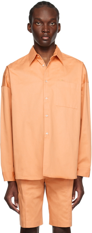 Photo: Marni Orange Pocket Shirt