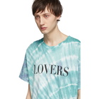 Amiri Blue Tie-Dye Lovers T-Shirt