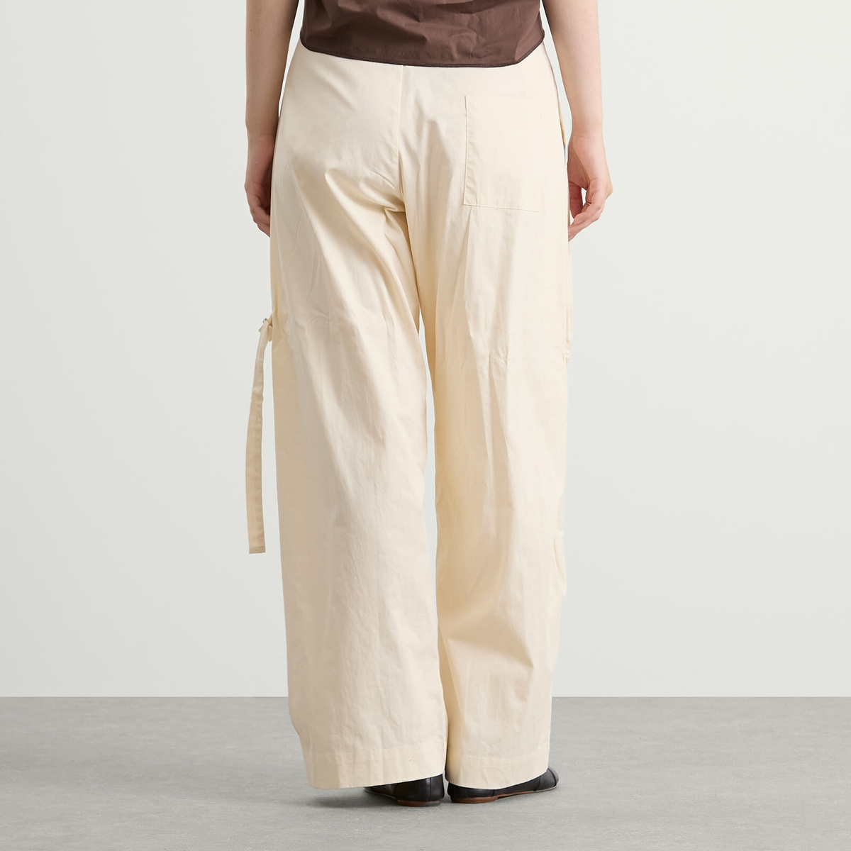 Deiji Studios Women's Tab Pants in Off White