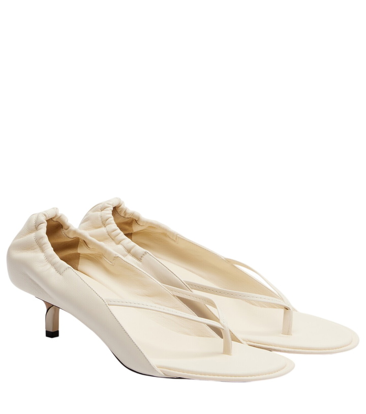 Photo: Jacquemus Leather thong sandals