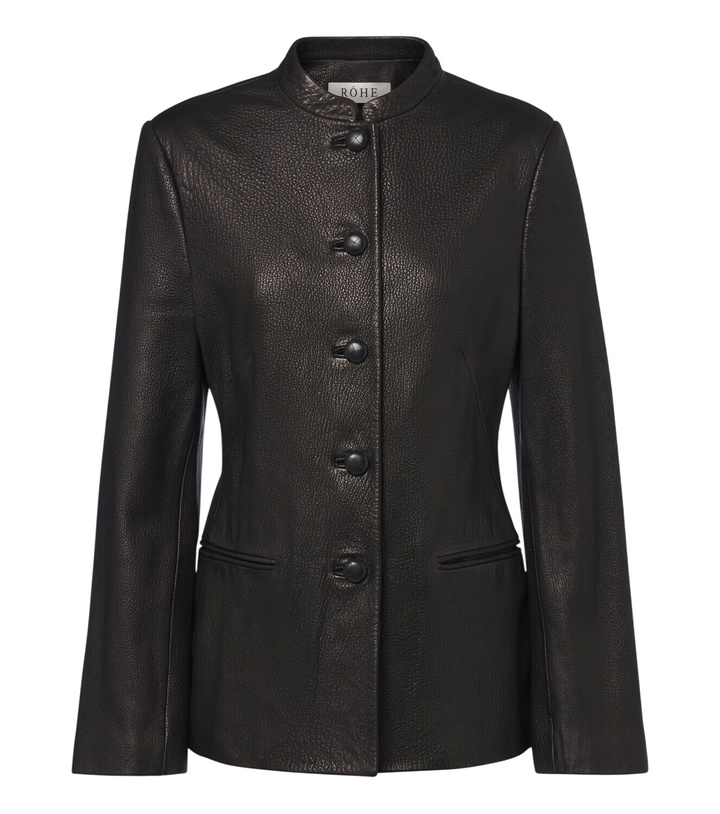 Photo: Róhe Leather jacket