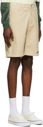 Noon Goons Off-White Cotton Shorts
