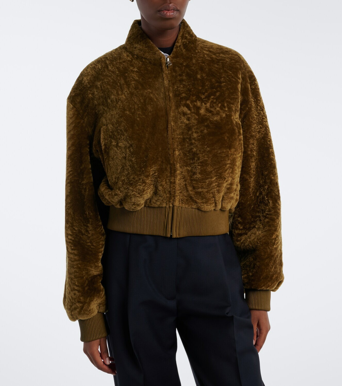 Arma Azra shearling bomber jacket