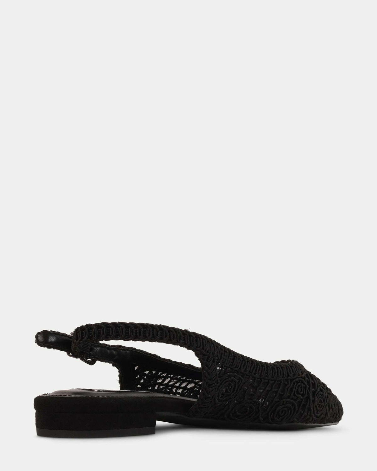 Steve Madden Dace Flats in Black Fabric