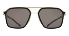 Mykita Mr003 Al3 - Titan / Black / Brown Solid Lens Sunglasses