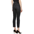 Amo Black High-Rise Stix Crop Jeans