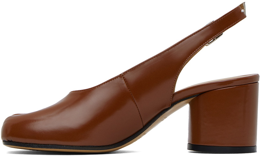 Maison Margiela Brown Tabi Heels Maison Margiela