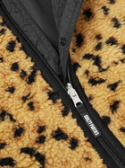 Wacko Maria - Reversible Leopard-Print Fleece and Ripstop Jacket - Orange