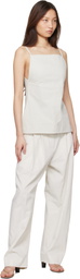 Studio Nicholson Beige Raddle Top