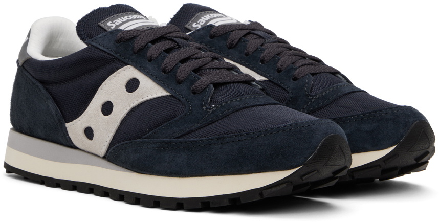Saucony Jazz 81 Scarpe Da Ginnastica Unisex - Colore Marina Militare - Taglia 41/42 EU - Pelle Scamosciata E Rete