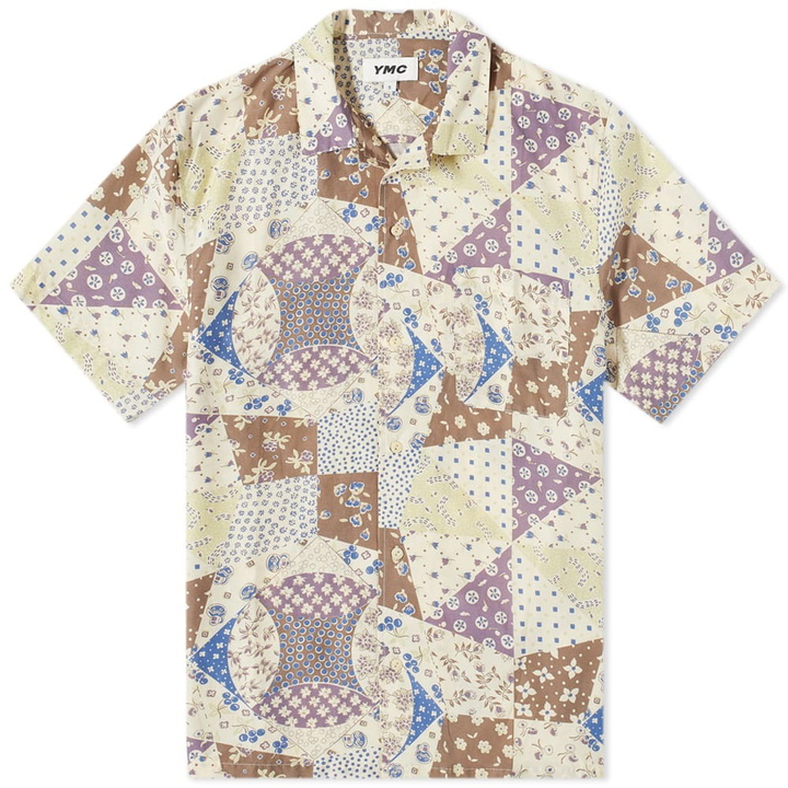 Photo: YMC Patchwork Print Malick Vacation Shirt