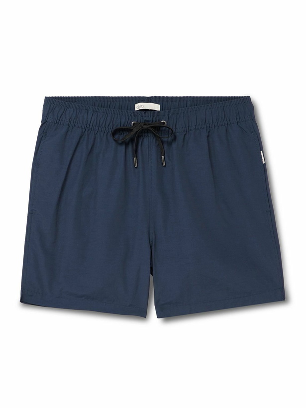 Photo: Onia - Charles Straight-Leg Mid-Length Swim Shorts - Blue