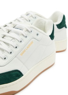Saint Laurent SL/61 Panelled Leather Sneakers Green