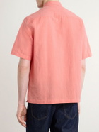 Paul Smith - Embroidered Cotton and Linen-Blend Shirt - Red
