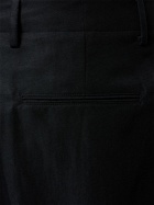 LORO PIANA Joetsu Pleated Linen & Silk Shorts