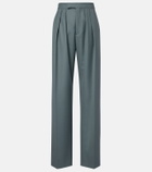 Chloé Pleated virgin wool straight pants