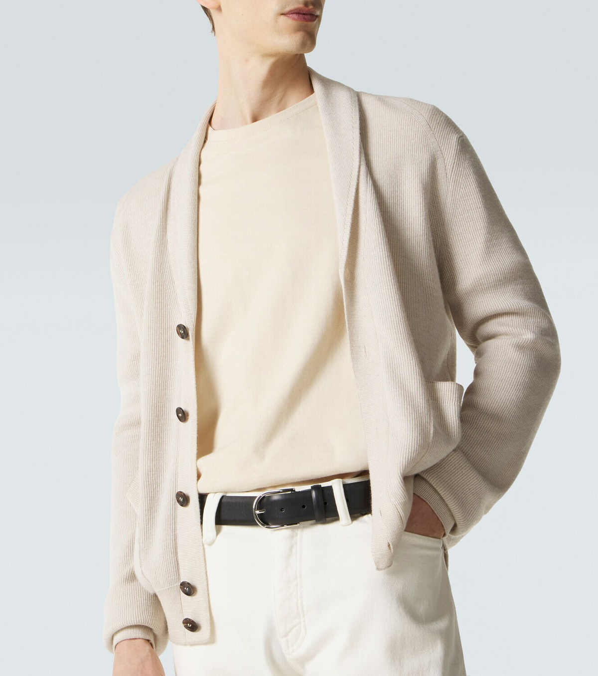 Brioni Cashmere and wool cardigan