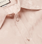 Gucci - Floral-Jacquard Shirt - Pink