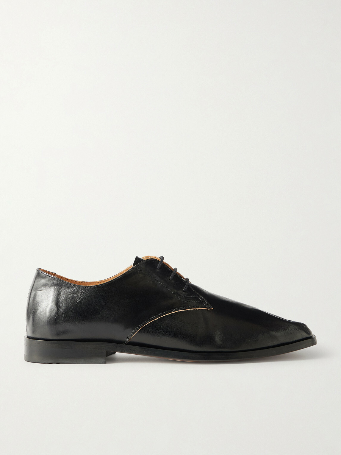 Our Legacy - Collapsing Consultant Leather Derby Shoes - Black Our