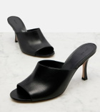 The Row Ella leather mules