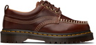 Dr. Martens Brown Lowell Leather Moc Toe Derbys