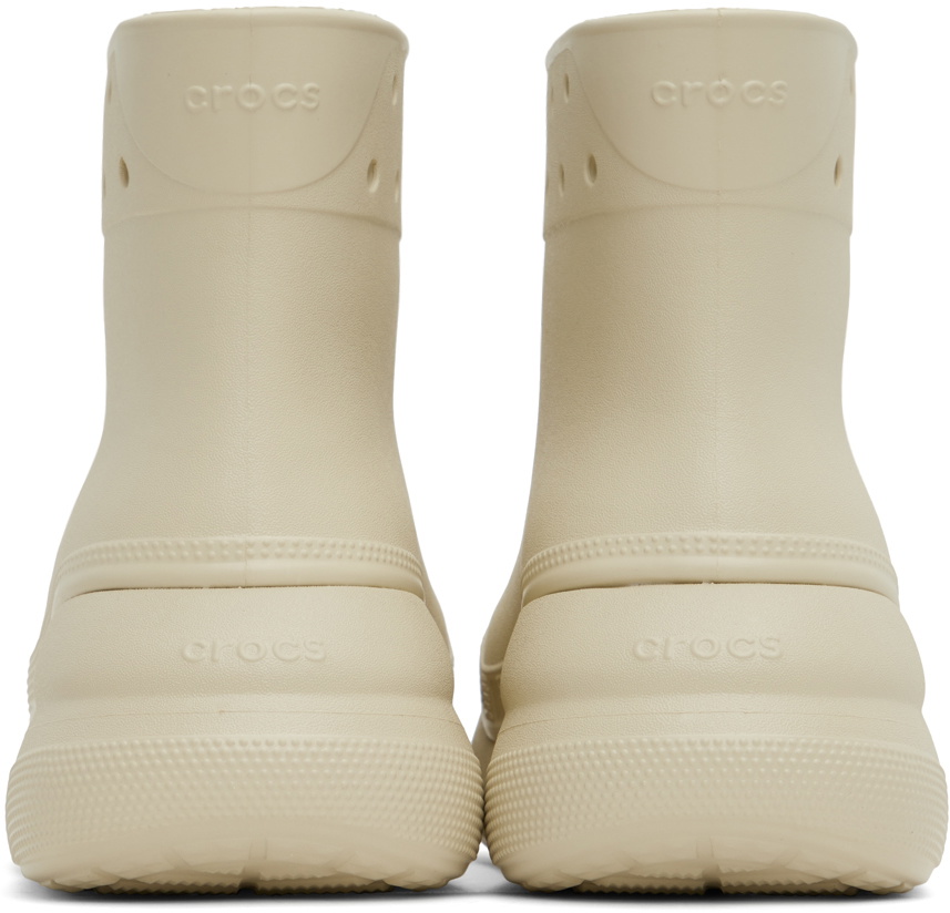 Crocs Off-White Crush Boots