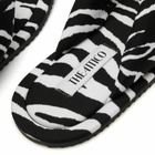 The Attico Women's Zebra Print Sandals in White/Black