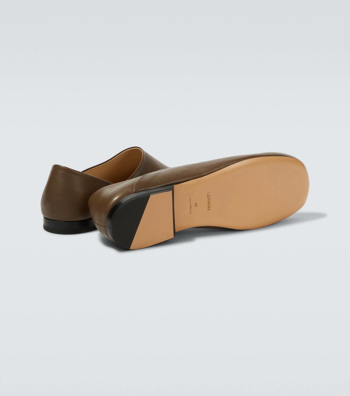 【Lemaire】 Slippers leather-linedレザーローファー Lemaire Slippers leather-lined leather loafers Lemaire